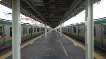 熊谷駅から尾久駅の乗車記録(乗りつぶし)写真
