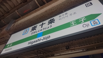 西川口駅から東十条駅の乗車記録(乗りつぶし)写真