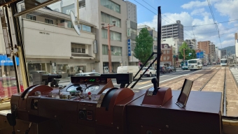 十日市町停留場から広島港（宇品）停留場の乗車記録(乗りつぶし)写真