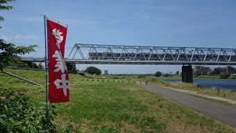 立川駅から稲田堤駅の乗車記録(乗りつぶし)写真