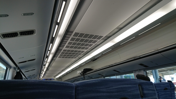 鉄道乗車記録の写真:車内設備、様子(1)        