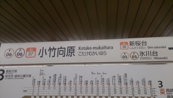 小竹向原駅から和光市駅の乗車記録(乗りつぶし)写真