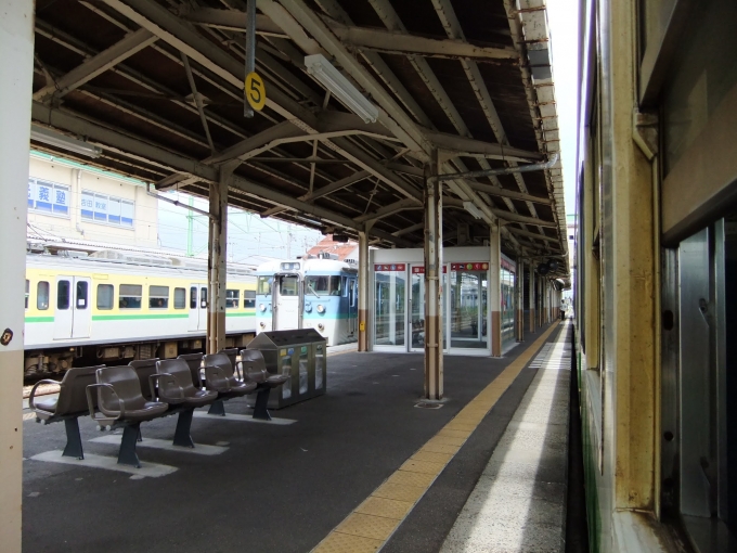 鉄道乗車記録の写真:列車・車両の様子(未乗車)(1)        「三色そろい踏み」