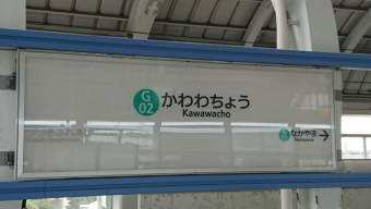 日吉駅から川和町駅の乗車記録(乗りつぶし)写真