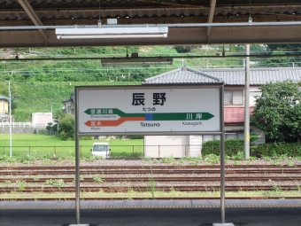 辰野駅から上諏訪駅:鉄道乗車記録の写真