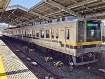 東武日光駅から栃木駅の乗車記録(乗りつぶし)写真