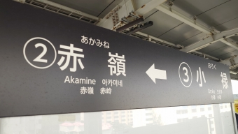 写真:小禄駅の駅名看板