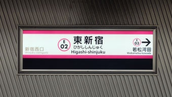 東新宿駅から蔵前駅の乗車記録(乗りつぶし)写真
