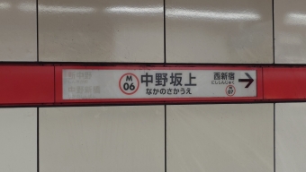 中野坂上駅から淡路町駅の乗車記録(乗りつぶし)写真