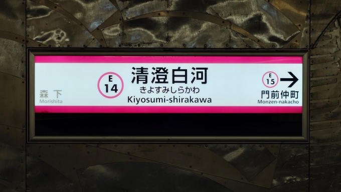 鉄道乗車記録の写真:駅名看板(1)        