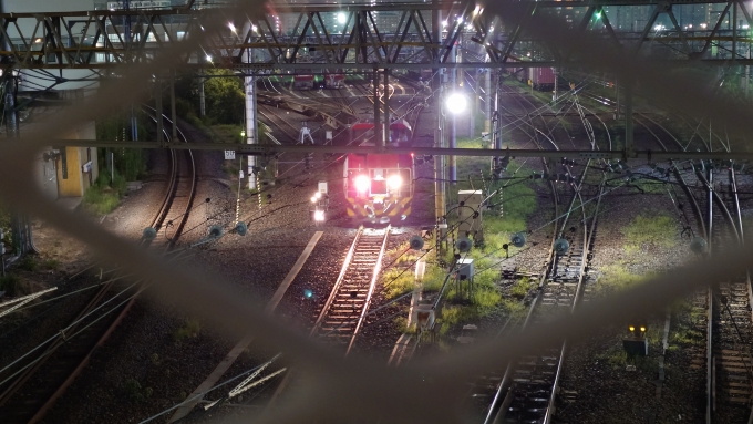 鉄道乗車記録の写真:列車・車両の様子(未乗車)(1)        「世間が連休だろうがなんだろうが、貨物列車は黙々と走る
ありがたいことよ」