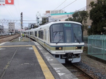 ＪＲ難波駅から高田駅の乗車記録(乗りつぶし)写真