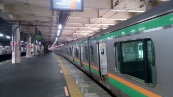 尾久から熊谷駅の乗車記録(乗りつぶし)写真
