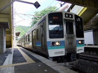 大月駅から長野駅の乗車記録(乗りつぶし)写真