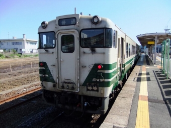 男鹿駅から秋田駅の乗車記録(乗りつぶし)写真