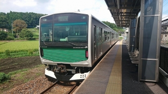 宇都宮駅から鴻野山駅の乗車記録(乗りつぶし)写真