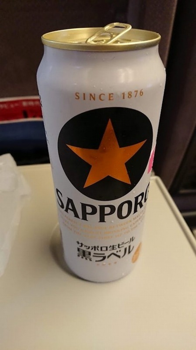 鉄道乗車記録の写真:駅弁・グルメ(2)        「新幹線に乗ると喉が渇く」