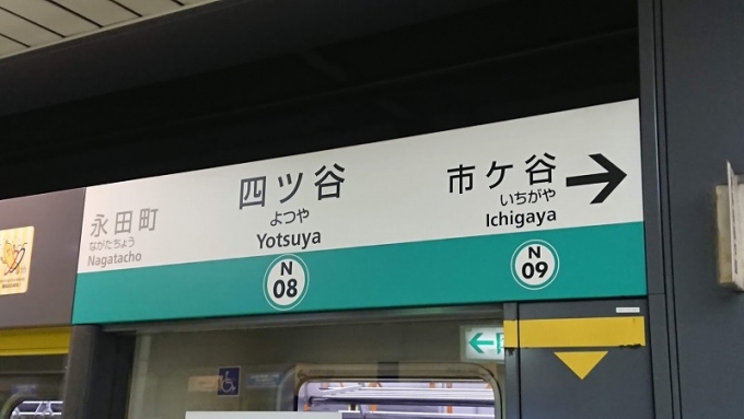 鉄道乗車記録の写真:駅名看板(1)        「東京メトロ南北線完乗」