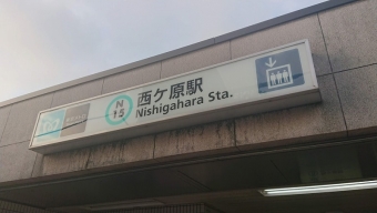 四ツ谷駅から西ケ原駅の乗車記録(乗りつぶし)写真