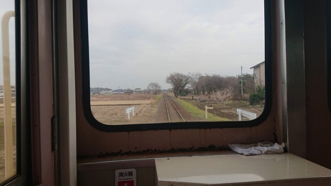 鉄道乗車記録の写真:車窓・風景(2)        「左側に運転台がないのでこんな写真が撮れる」