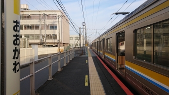 大川駅から鶴見駅の乗車記録(乗りつぶし)写真
