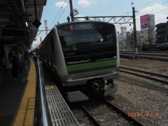 八王子駅から横浜駅の乗車記録(乗りつぶし)写真