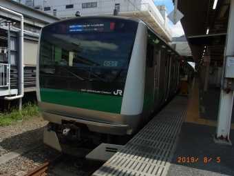 川越駅から大崎駅の乗車記録(乗りつぶし)写真
