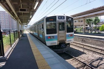 松本駅から広丘駅の乗車記録(乗りつぶし)写真