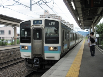 広丘駅から松本駅の乗車記録(乗りつぶし)写真