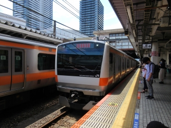八王子駅から三鷹駅:鉄道乗車記録の写真
