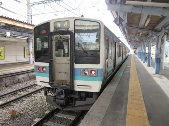 茅野駅から広丘駅の乗車記録(乗りつぶし)写真