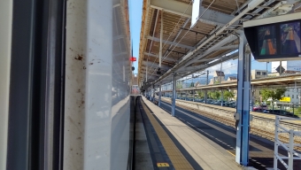 塩尻駅から新宿駅の乗車記録(乗りつぶし)写真