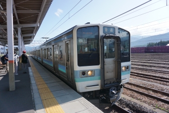 南松本駅から平田駅の乗車記録(乗りつぶし)写真