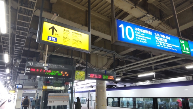 鉄道乗車記録の写真:駅舎・駅施設、様子(2)        「さらば東京…」