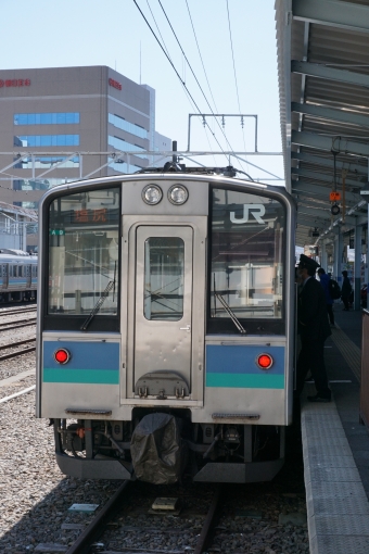 松本駅から広丘駅の乗車記録(乗りつぶし)写真