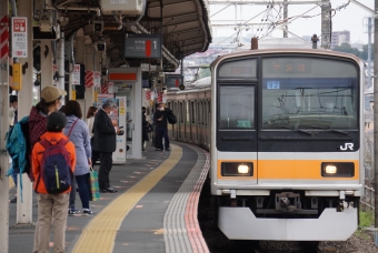 日野駅から高尾駅の乗車記録(乗りつぶし)写真