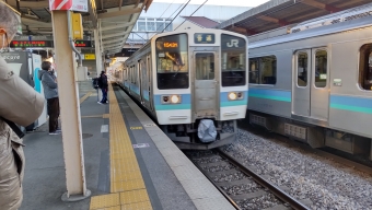 塩尻駅から広丘駅の乗車記録(乗りつぶし)写真