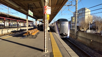 塩尻駅から八王子駅の乗車記録(乗りつぶし)写真