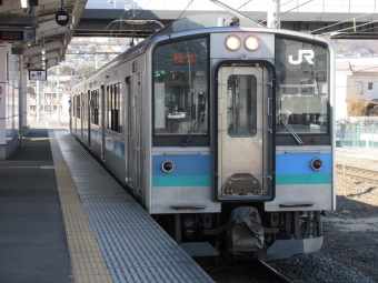 北松本駅から松本駅の乗車記録(乗りつぶし)写真