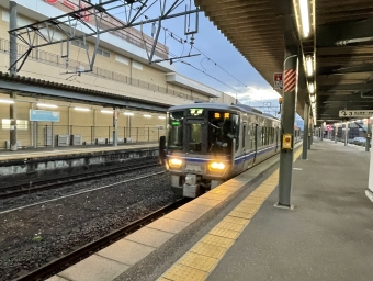 長浜駅から虎姫駅の乗車記録(乗りつぶし)写真