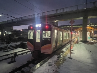 吉田駅から村上駅の乗車記録(乗りつぶし)写真