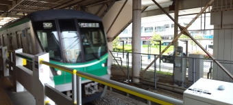 綾瀬駅から西日暮里駅:鉄道乗車記録の写真