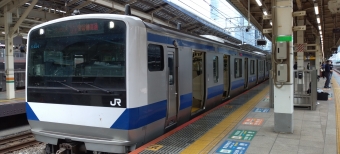 東京駅から松戸駅の乗車記録(乗りつぶし)写真