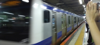 北千住駅から松戸駅の乗車記録(乗りつぶし)写真