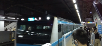 品川駅から西日暮里駅の乗車記録(乗りつぶし)写真