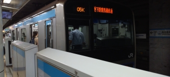 高田馬場駅から大手町駅の乗車記録(乗りつぶし)写真