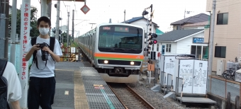 西川越駅から川越駅の乗車記録(乗りつぶし)写真