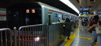国会議事堂前駅から新宿三丁目駅の乗車記録(乗りつぶし)写真