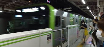 池袋駅から田端駅の乗車記録(乗りつぶし)写真