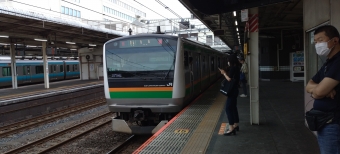 行田駅から大宮駅の乗車記録(乗りつぶし)写真